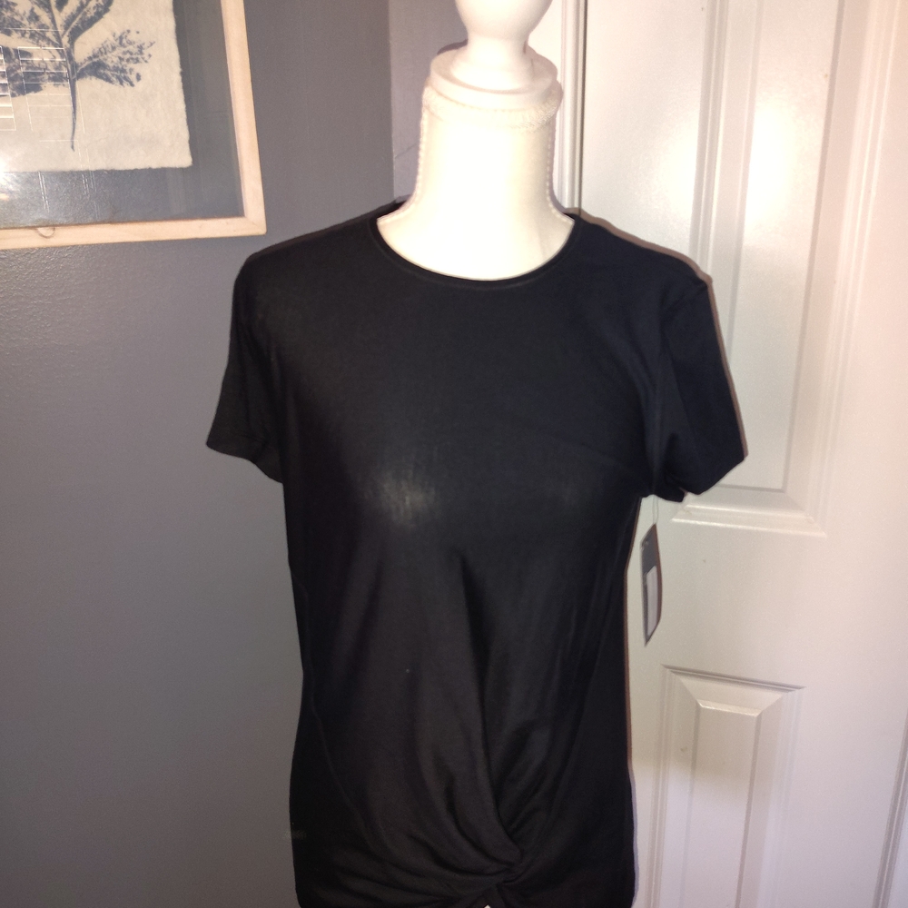 Ideology Black‎ Short Sleeve Women's Tee Xs Nwt